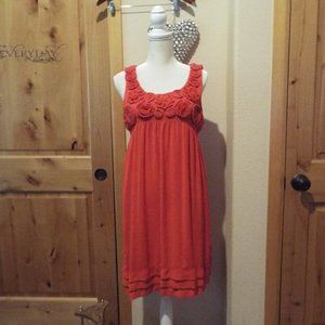 ECI New York Red roses dress size 12